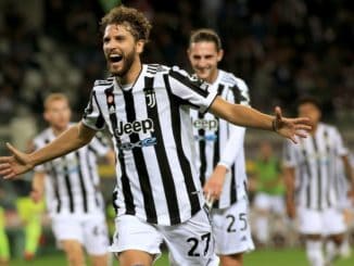 Manuel Locatelli pf Juventus FC celebrates the goal