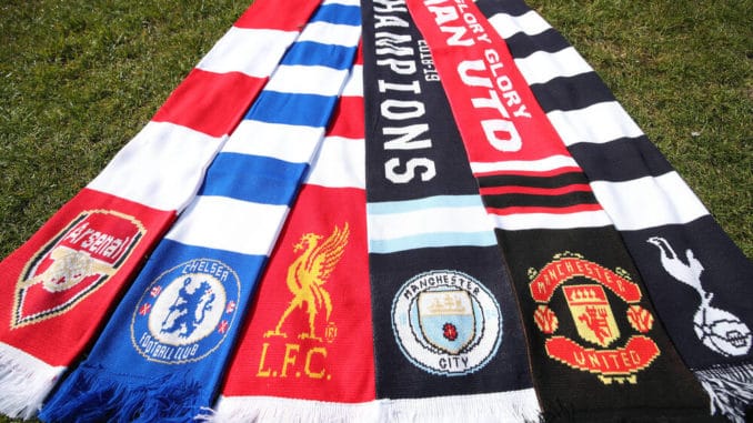 Premier League-Arsenal, Chelsea, Liverpool, Manchester City, Manchester United, Tottenham Hotspur